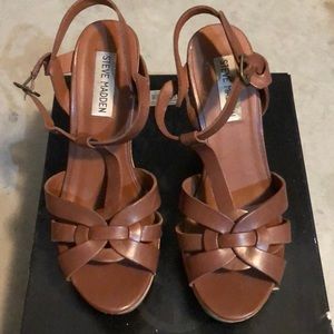 Steve Madden cork wedges